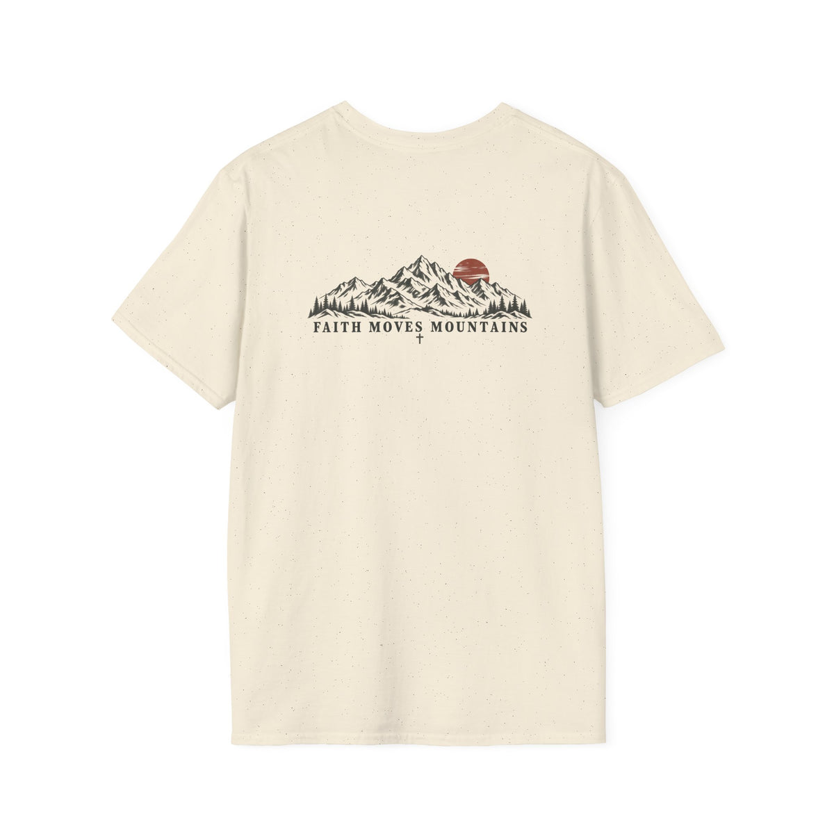 Faith Moves Mountains Tee — Natural